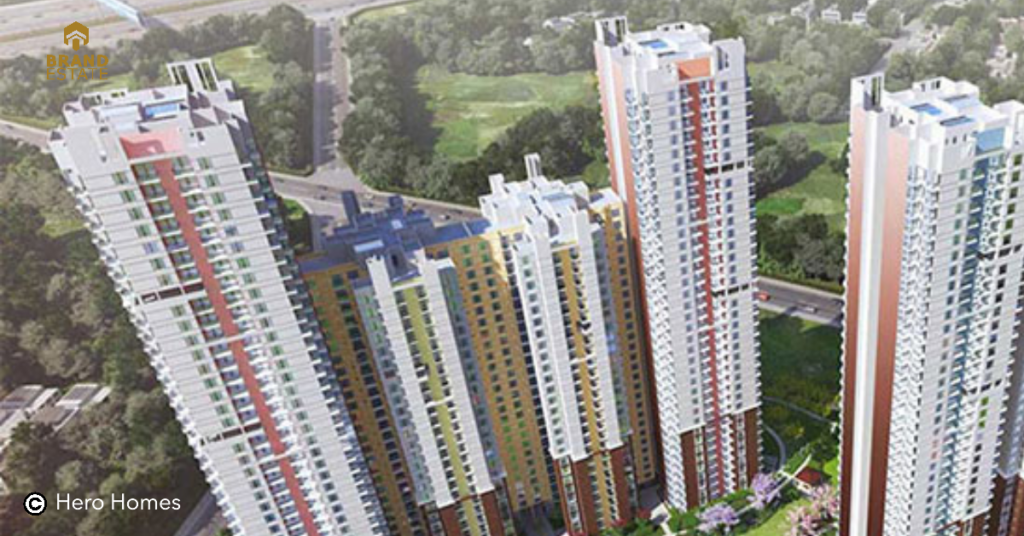 Hero Homes Gurugram nestled in Sector-104 along the vibrant Dwarka Expressway project is scheduled for completion in December 2024.