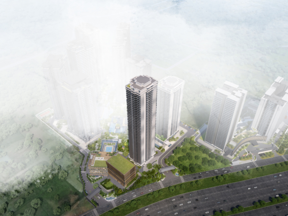 Waterfall Suites inspired by Shiraito Waterfall near Mount Fuji, featuring elements of stream, thread, and calmness in the façade design_brandestate.in