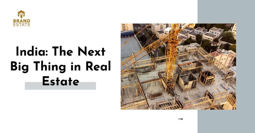 A close-up of a real estate contract with a pen on it, with the Indian flag in the background.